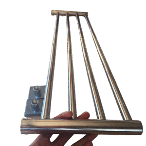 Gantungan Handuk Stainless Steel 4 Baris 60 CM – Tahan Karat & Kuat