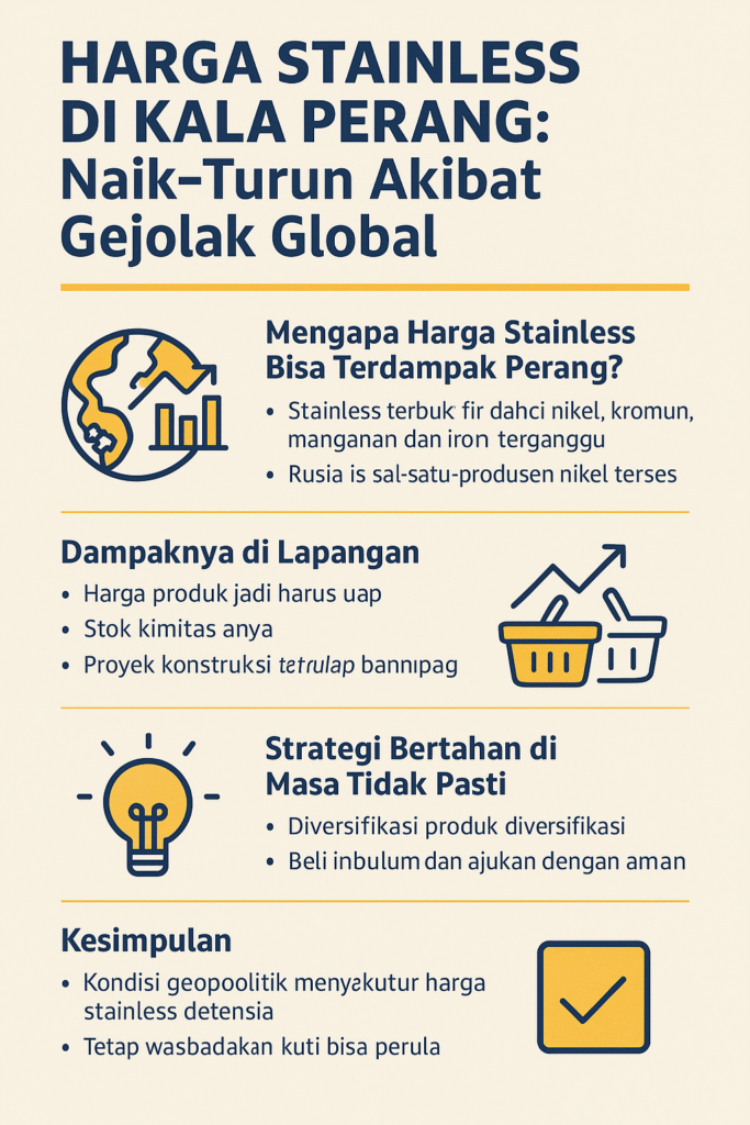 Harga Stainless di Kala Perang