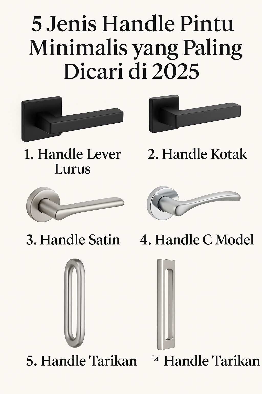 handle pintu minimalis terbaik 2025