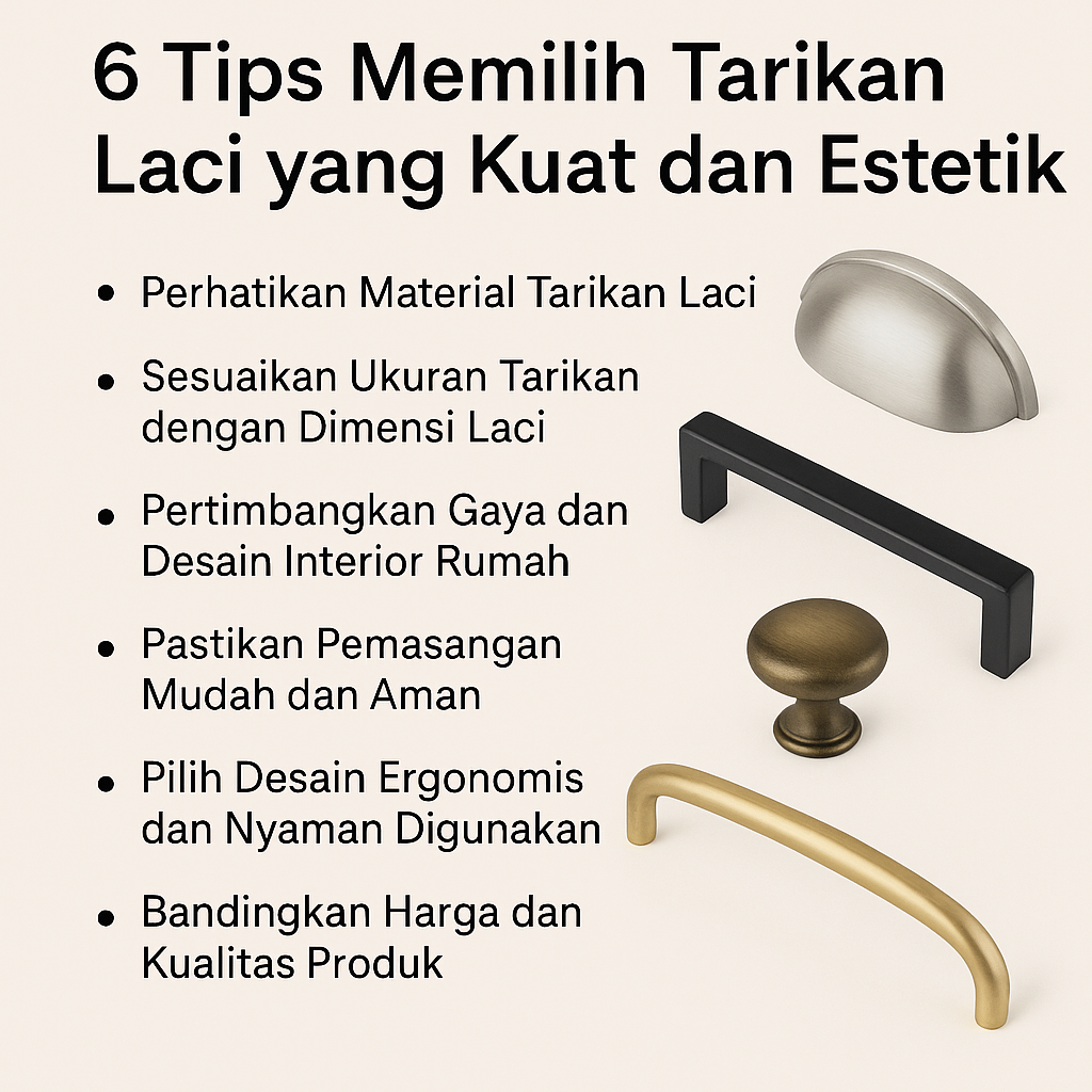 Memilih tarikan laci